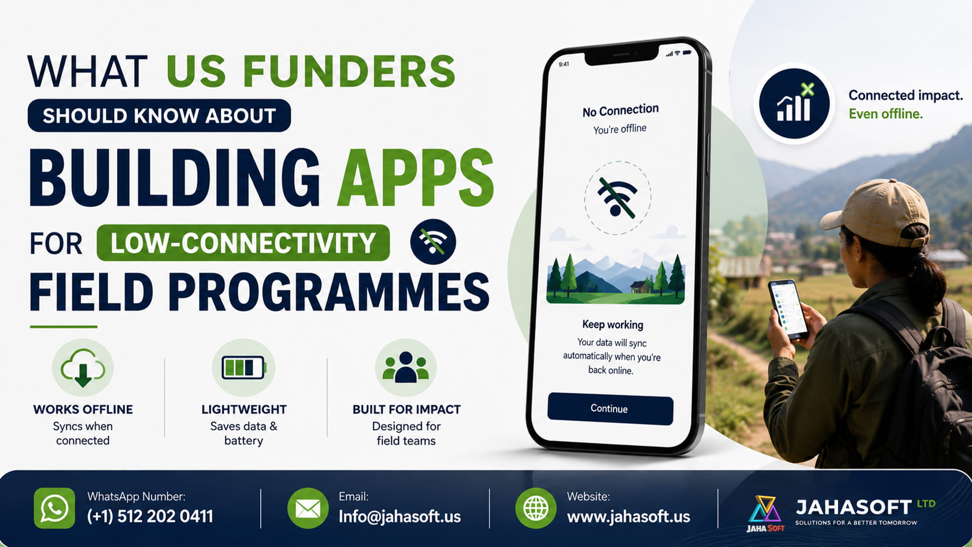 What US Funders Should Know About Building Apps for Low-Connectivity Field Programmes